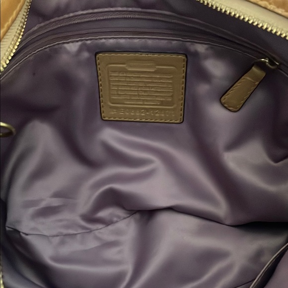 Coach Tan Leather Hobo Shoulder Bag - Picture 12 of 16